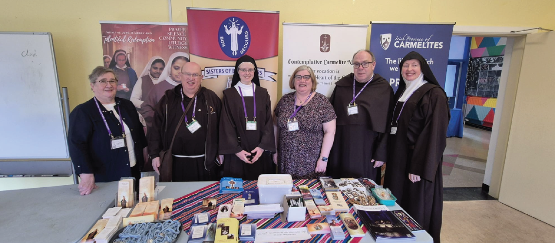 Members of Vocations Ireland at Knock for Youth 2000 Connaught Retreat Day, April 25th